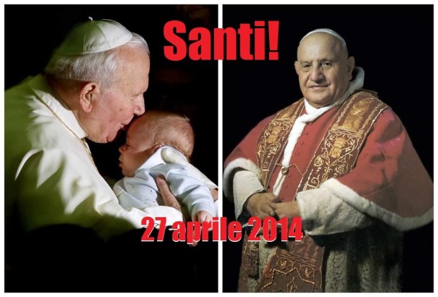 27 aprile Santi Papa Giovanni XXIII E PAPA GIOVANNI PAOLO II ROMA BB ACQUEDOTTI ANTICHI