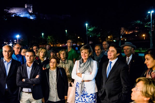 Paulo Fonseca Maire de Fatima et Josette Bourdeu Maire de Lourdes à l'occasion du jumelage des 2 citées mariales