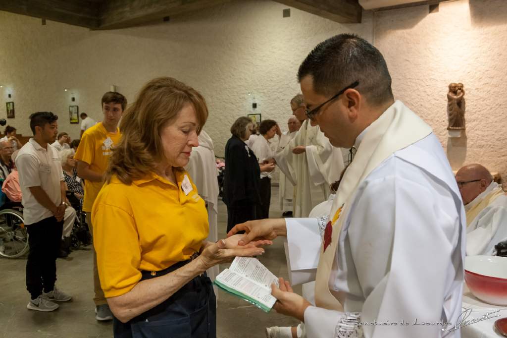 Pèlerinage North American Volunteers Volontari di Lourdes